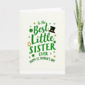 Best Little Sister Ever Card カード (正面)