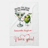 Best Love Gift Funny Food Kitchen Towel キッチンタオル (縦)