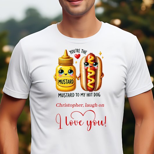 Best Love Gift Funny Food Valentine Men T-Shirt Tシャツ
