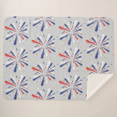 Best Luxury stylish colorful シェルパブランケット (正面(横))