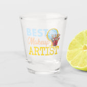 Best Makeup Artist - Film Crew ショットグラス (正面)