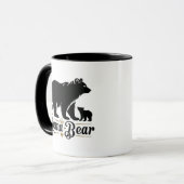 Best mama bear gift for mothers マグカップ (正面左)