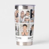 Best Mama Photo Collage Mother 保温保冷タンブラー (左面)