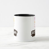 Best Mama Watercolour Flowers Coffee Mug マグカップ (中央)