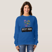 Best Mama Watercolour Flowers sweatshirt スウェットシャツ (正面フル)