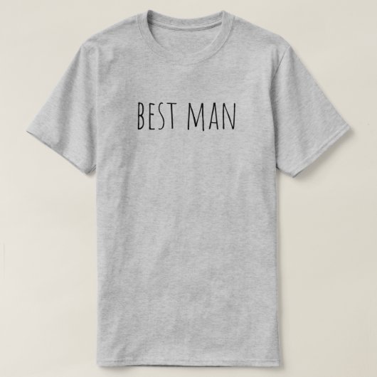 Best Man Bridal Party Wedding Tシャツ (デザイン正面)
