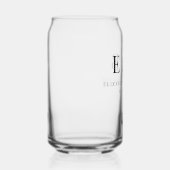 Best Man Gift Monogram Wedding Minimalist ガラス缶 (右)