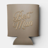 Best Man Gold Script Can Cooler 缶クーラー (裏面)