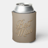 Best Man Gold Script Can Cooler 缶クーラー (缶裏面)