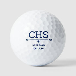 Best Man Personalized Golf Balls ゴルフボール