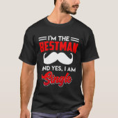 Best Man Single Man Best Man Tシャツ (正面)