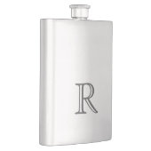 Best Man Wedding Gift Personalized Initial フラスク (右)