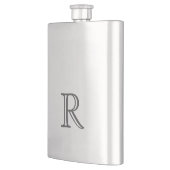 Best Man Wedding Gift Personalized Initial フラスク (左)