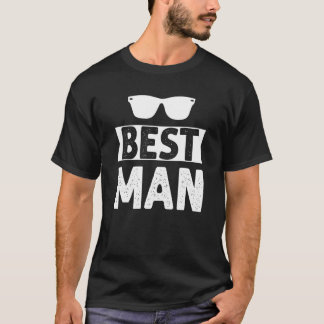 Best Man Wedding Groomsmen  Bridal Bachelor Party  Tシャツ