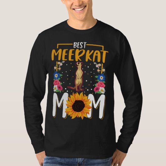 Best Meerkat Mom Ever 2 Tシャツ (正面)