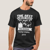 Best memories are made at family camping custom tシャツ (正面)