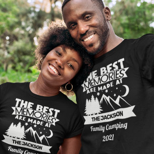 Best memories are made at family camping custom tシャツ
