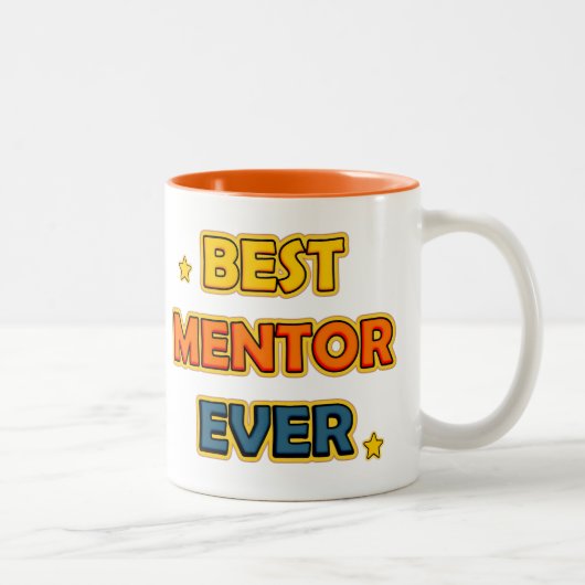 Best Mentor ever ツートーンマグカップ (右)