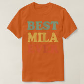 Best Mila EverFunny Personalized First Name Mila Tシャツ (デザイン正面)