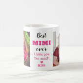 Best Mimi Ever Love You Most Grandkid 2 Photo コーヒーマグカップ (中央)