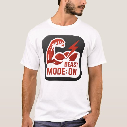 Best Mode ON, T-Shirt, for Gym lovers Tシャツ (正面)