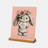 Best Mom アクリルサイン (傾斜)