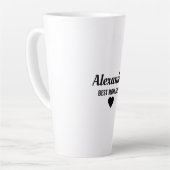 Best Mom カフェラテマグ (左アングル)