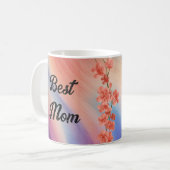 Best Mom コーヒーマグカップ (正面左)