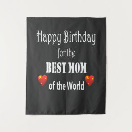 Best Mom Birthday Design タペストリー
