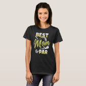 Best Mom By Par Golf Player Golfing Golfer 2 Tシャツ (正面フル)