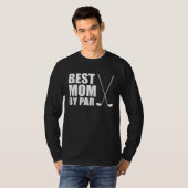 Best Mom By Par Mother Golfer Pun Tシャツ (正面フル)