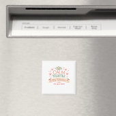 Best Mom Calm Mama Valentine Hearts Magnet マグネット (インサイチュ (食洗機))