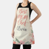 Best Mom Chef Floral エプロン (インサイチュ)