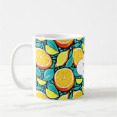 Best Mom Citrus Coffee Mug – Personalized Lemon コーヒーマグカップ (左)