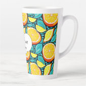 Best Mom Citrus Latte Mug – Personalized Lemon カフェラテマグ (右)