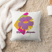 Best Mom Colourful Trendy Design クッション (ブランケット)