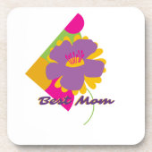 Best Mom Colourful Trendy Design コースター (正面)