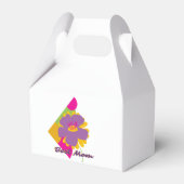 Best Mom Colourful Trendy Design フェイバーボックス (正面サイド)