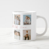 Best Mom Custom Photos Coffee Mug ジャンボコーヒーマグカップ (右)