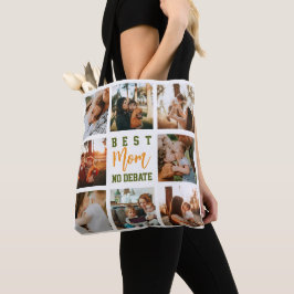 Best Mom Cute Trendy Collage Family Tote Bag トートバッグ