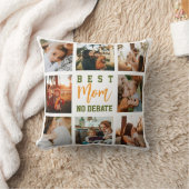 Best Mom Cute Trendy Collage Soft Pillow クッション (ブランケット)