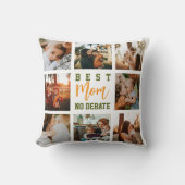 Best Mom Cute Trendy Collage Soft Pillow クッション (正面)