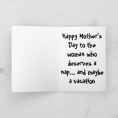 Best. Mom. Ever.  サンキューカード (内部)