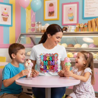 Best Mom Ever  トライブレンドＴシャツ