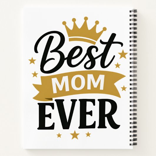Best Mom Ever ノートブック (裏面)