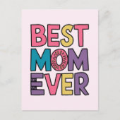 Best mom ever ポストカード (正面)