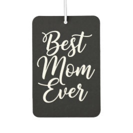 Best Mom Ever 1 Custom Photo Black and White カーエアーフレッシュナー