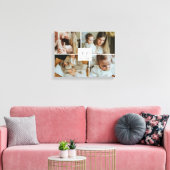Best Mom Ever 4 Photo Collage Canvas Print Gift キャンバスプリント (インサイチュ (リビング))