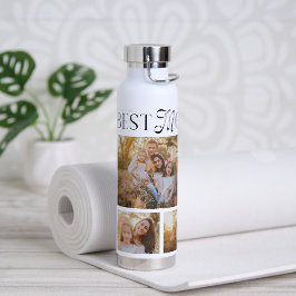 Best Mom Ever 4 Photos Heart Mothers Day Gifts ウォーターボトル