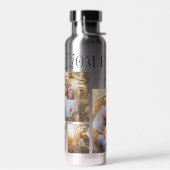 Best Mom Ever 4 Photos Heart Mothers Day Gifts ウォーターボトル (左面)